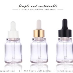 Curvy PET Dropper Bottles
